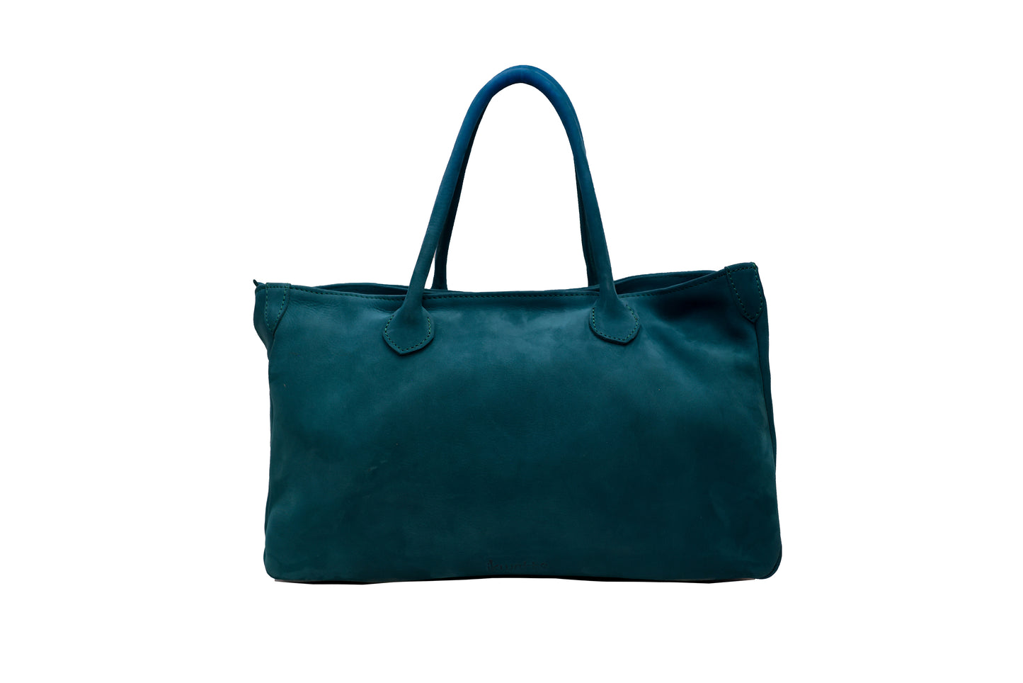 e bag in teal green hunting suede