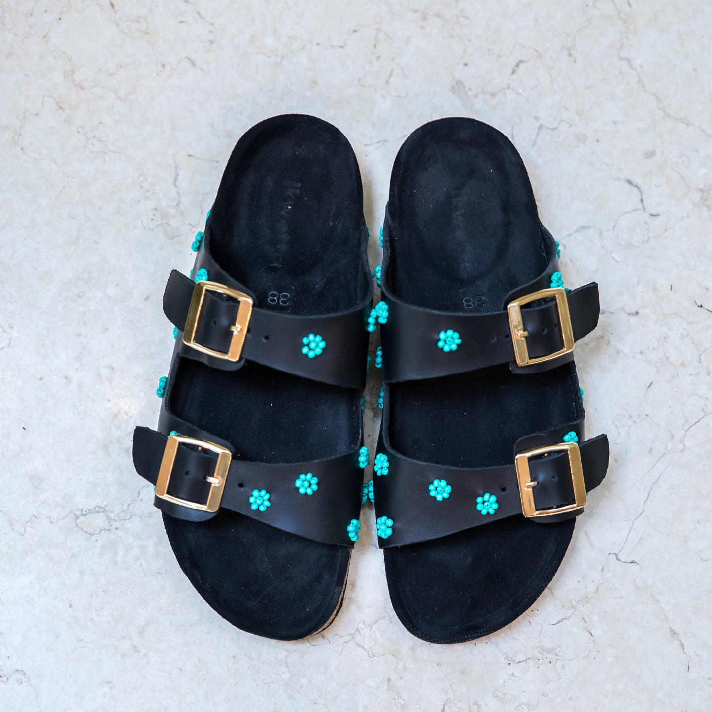 Beautiful comfortable cork sandals very unique
