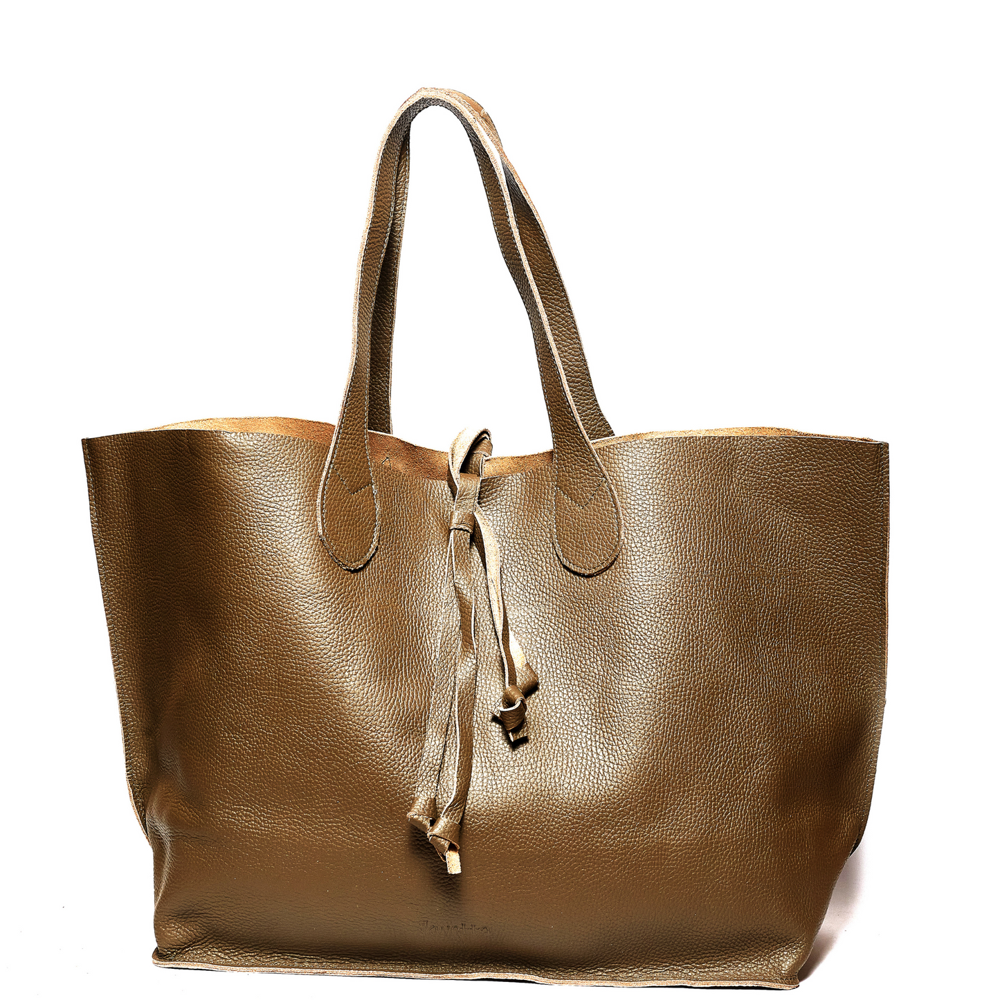 Francesca tote in Viva magenta milled leather