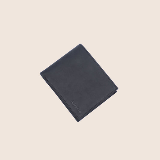 A wallet with a coin pouch inside.